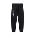 Trapstar Style Autumn/Winter Side-Leg Gradient Logo Sweatpants - Black/Blue