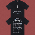 Trapstar Cracked Stone & Lightning Graphic Tee - Black