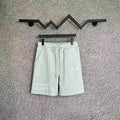 Chrome Hearts Light Gray Tonal Script Logo Sweatshorts