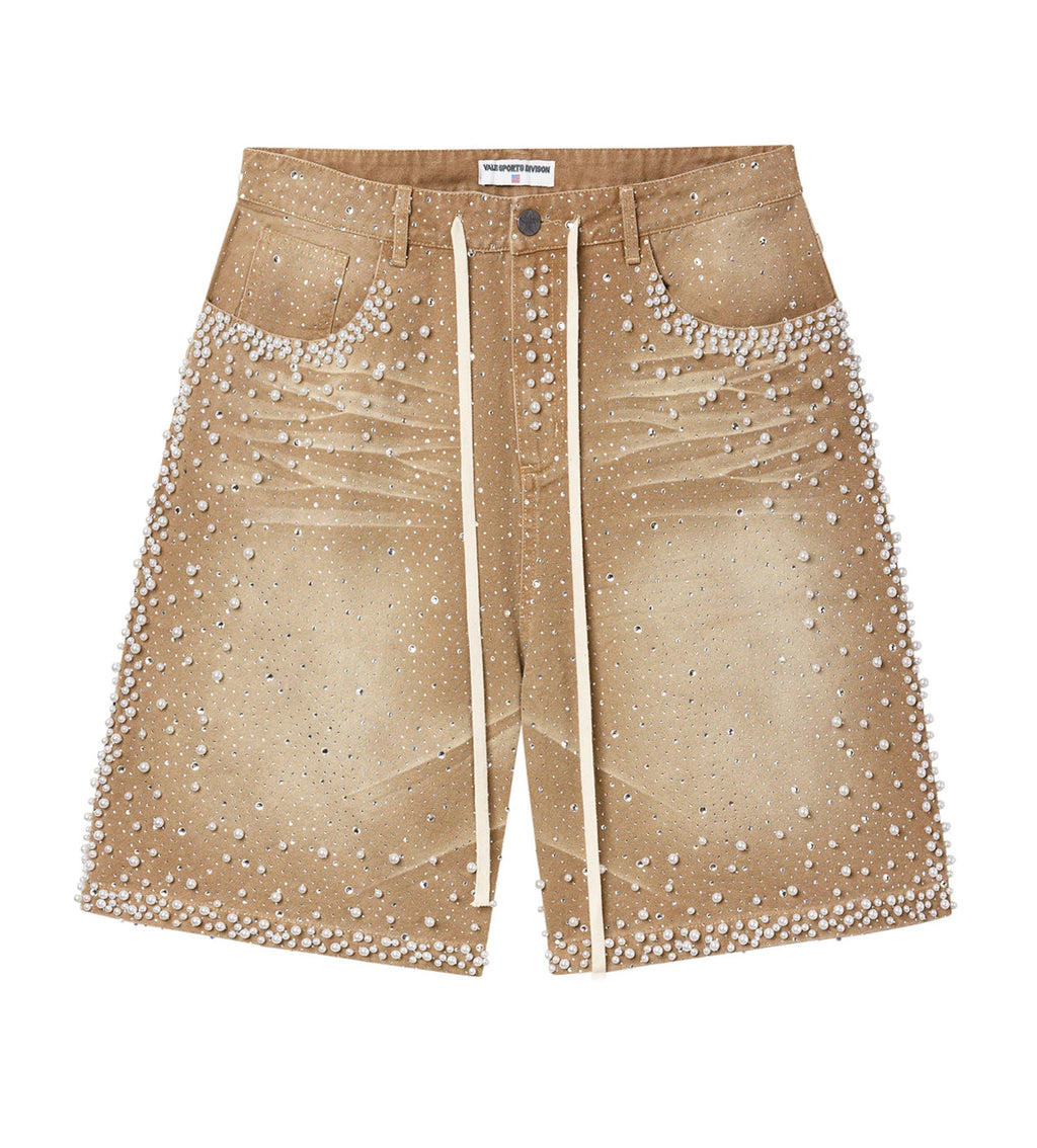 Vale Forever Sandstorm Jorts Tan